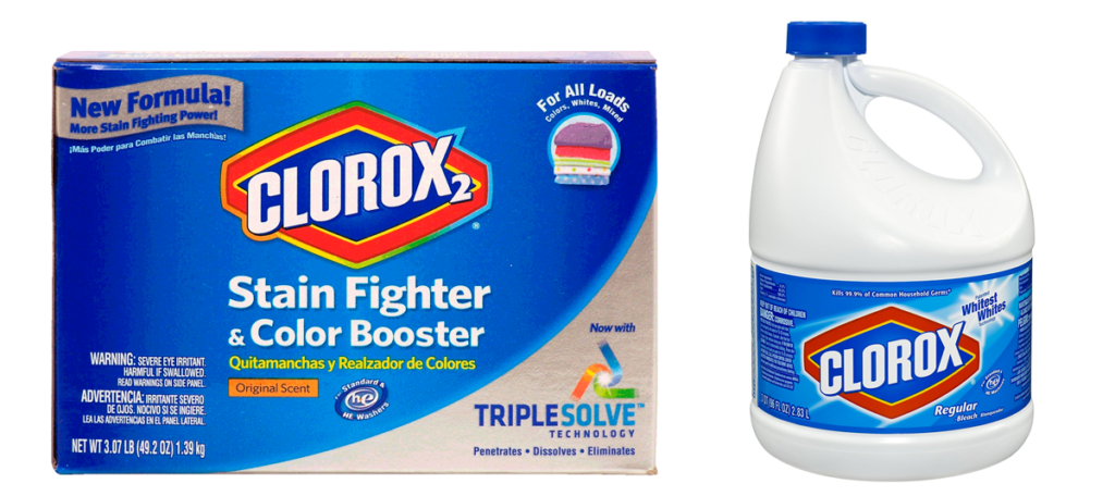 clorox 2 and chlorine bleach