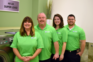 About Spot Laundromats Owners Laurene, Steve, Justene and Cameron